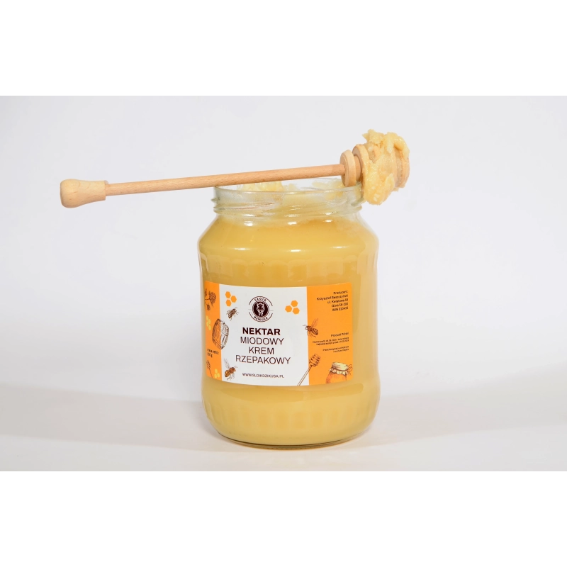 Nektar Miodowy Rzepakowy (Krem) | Słoik Dzikusa